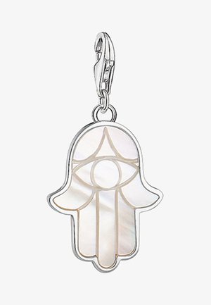 THOMAS SABO CHARM-ANHÄNGER FATIMAS HAND - Anhänger - silver-coloured, white