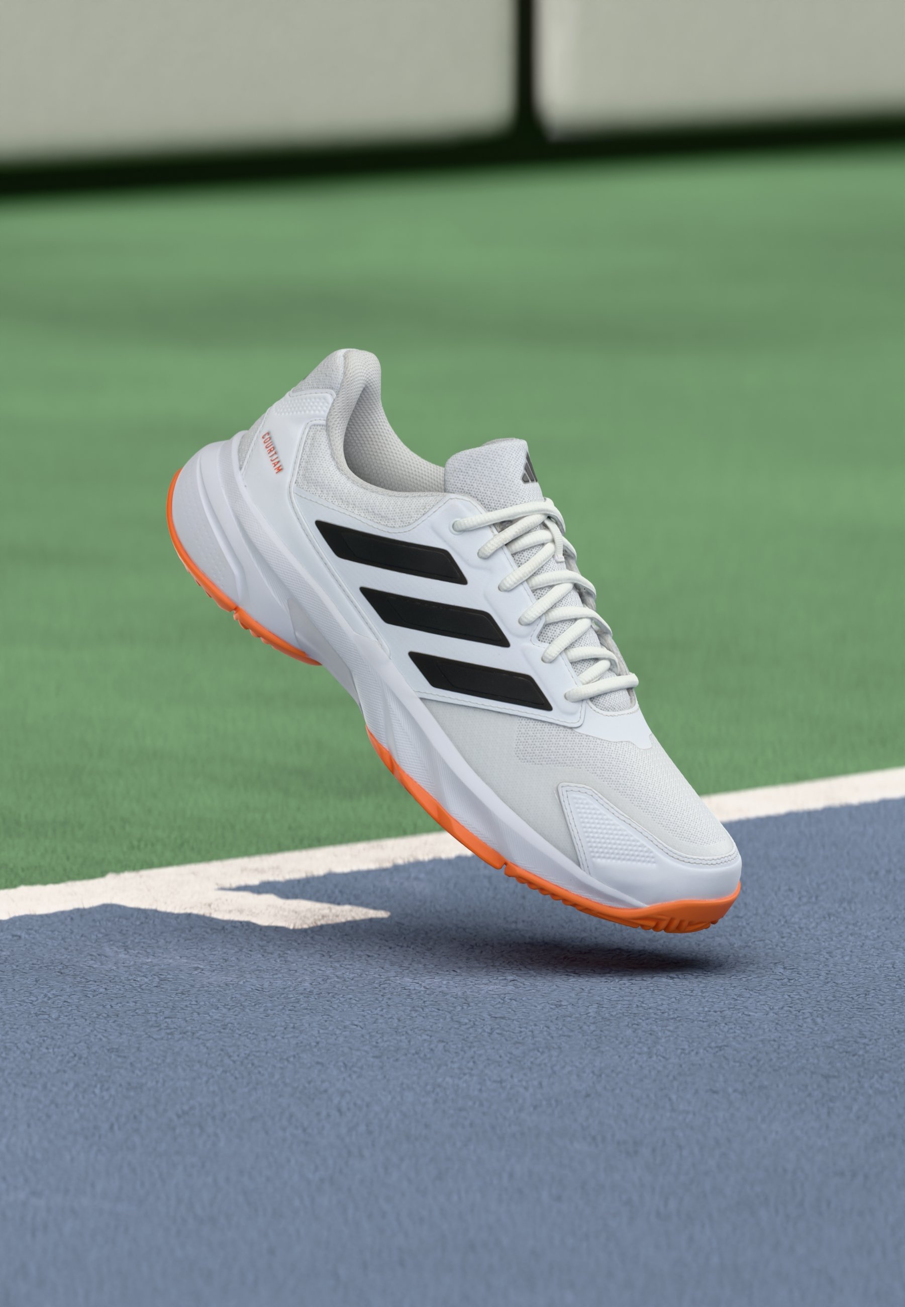 adidas gazelle silver green womens Adidas CourtJam Control 3 W Padel Shoes (White)  Mypadellife.com