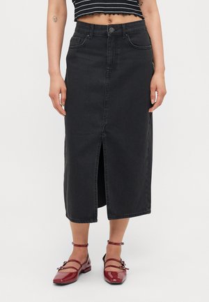 ONLBIANCA MIDI SKIRT - Blyantskjørt - washed black