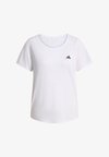 WORKOUT ESSENTIALS SCOOP NECK - T-shirt de sport - white