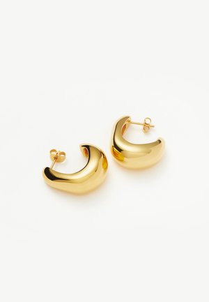 Missoma ORGANIC DOME HOOP EARRING - Korvakorut - gold-coloured