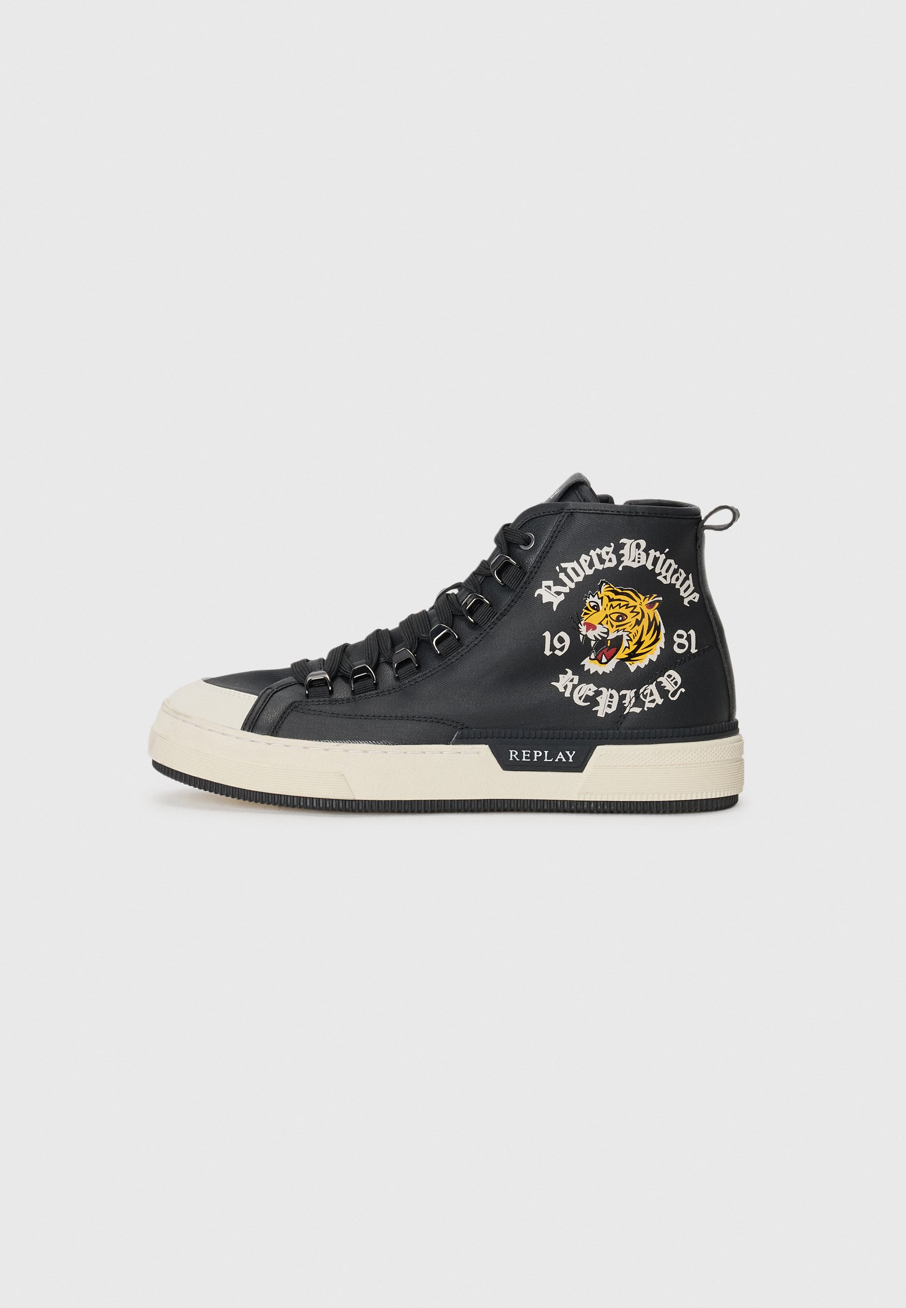 Replay RAILY TIGER - High-top trainers - black - Zalando.co.uk