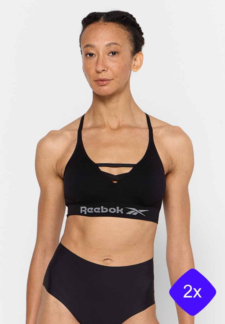Reebok Sport BH zwart