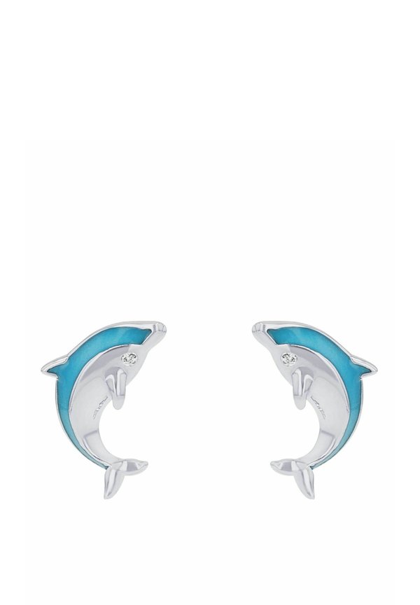 PRINZESSIN LILLIFEE ZIRKONIA SYNTH DELPHIN – Ohrringe – silberfarben