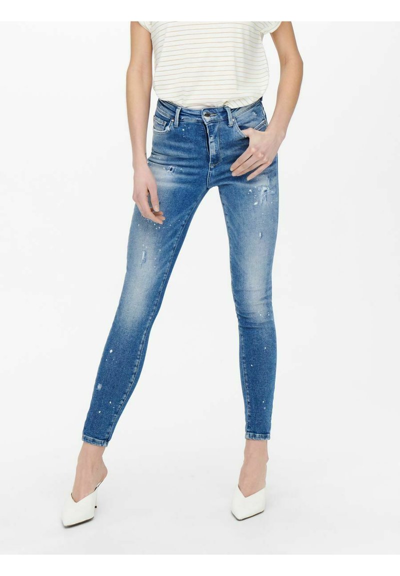 ONLY MILA - Jeans Skinny Fit - light blue denim/lyseblå - Zalando.dk