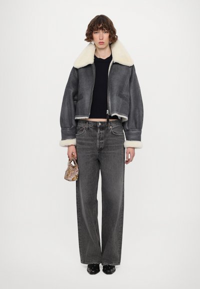 Agolde LOW SLUNG BAGGY - Jean boyfriend - spirit/vintage grey