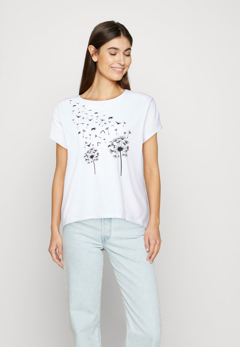 Anna Field TShirt print white/weiß Zalando.ch