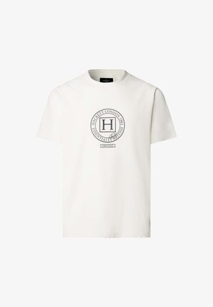 Hackett London, HERITAGE TEE - T-Shirt print - off white