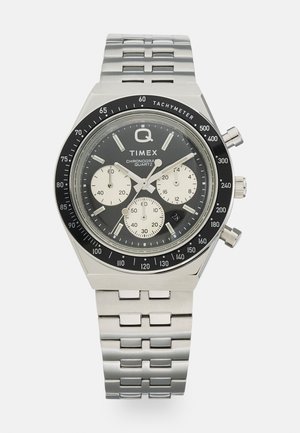 Q TIMEX CHRONOGRAPH - Cronógrafo - silver-coloured