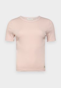 LABEL FITTED TEE - Basic T-shirt - peach whip