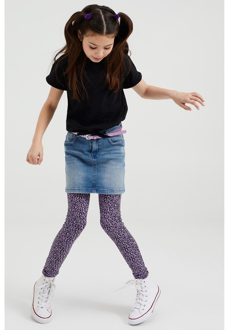 Kinder Stoffhosen | WE Fashion 2 PACK Leggings Hosen violet/flieder - XT64014 Kinder Stoffhosen | WE Fashion 2 PACK Leggings Hosen violet/flieder - XT64014
