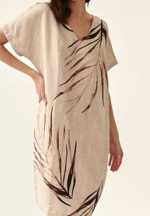 Freizeitkleid - mottled beige