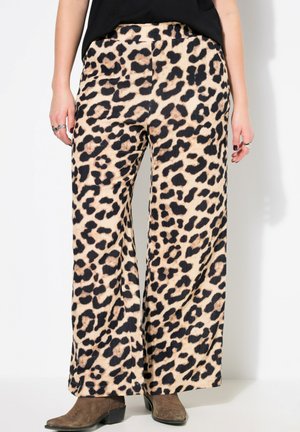 WIDE LEGS LEO - Stoffhose - beige