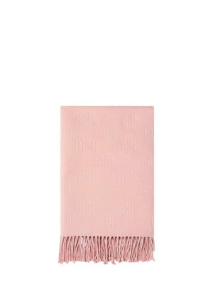 CON LOGO EMBOSSED - Écharpe - rosa