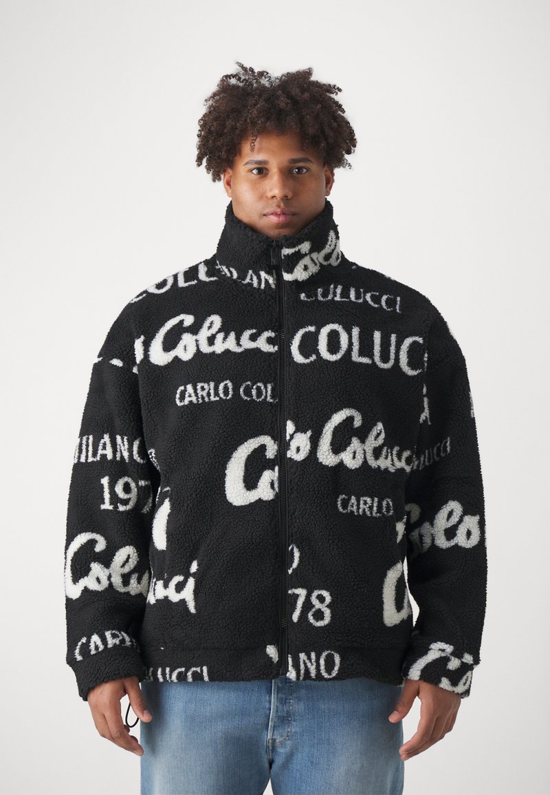 Carlo Colucci PLUS UNISEX Winterjas black/white/zwart Zalando.nl