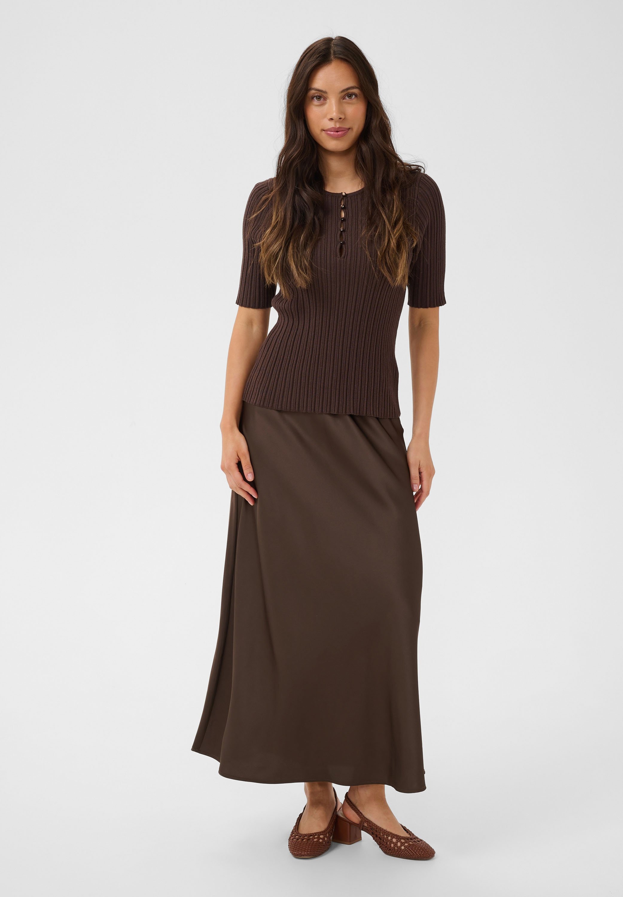 Saint Tropez SZLODISA - Maxirok - chocolate brown/brons - Zalando.nl