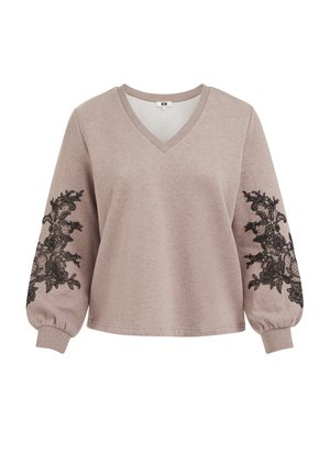 WE Fashion, WE FASHION CURVE - Sweater - light grey