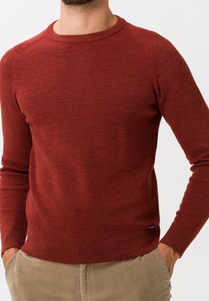 Jersey de punto - dark red