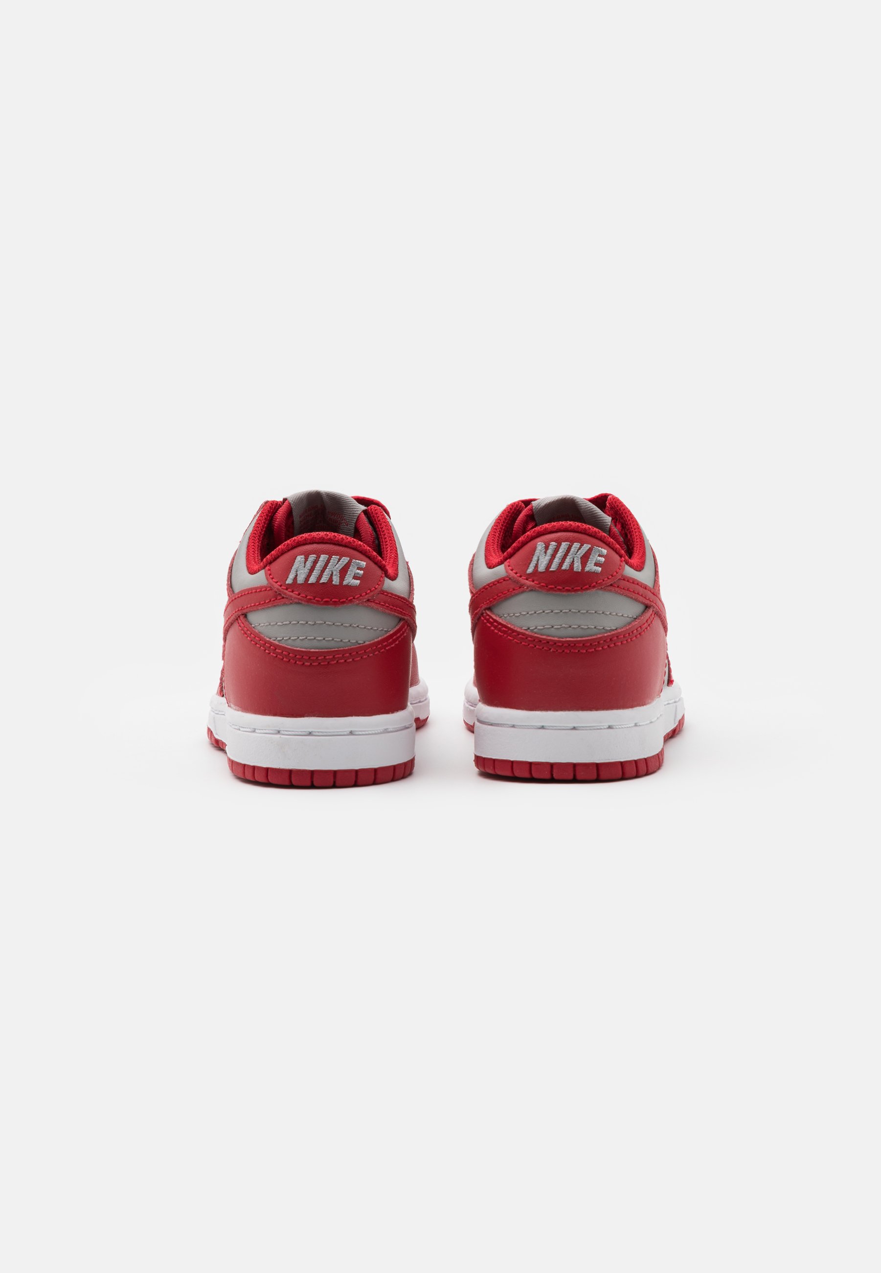 Nike Sportswear DUNK UNISEX - Sneakers laag - medium grey/varsity  red/white/Grijs - Zalando.nl
