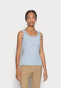 Rosemunde BABETTE U NECK - Top - powder blue