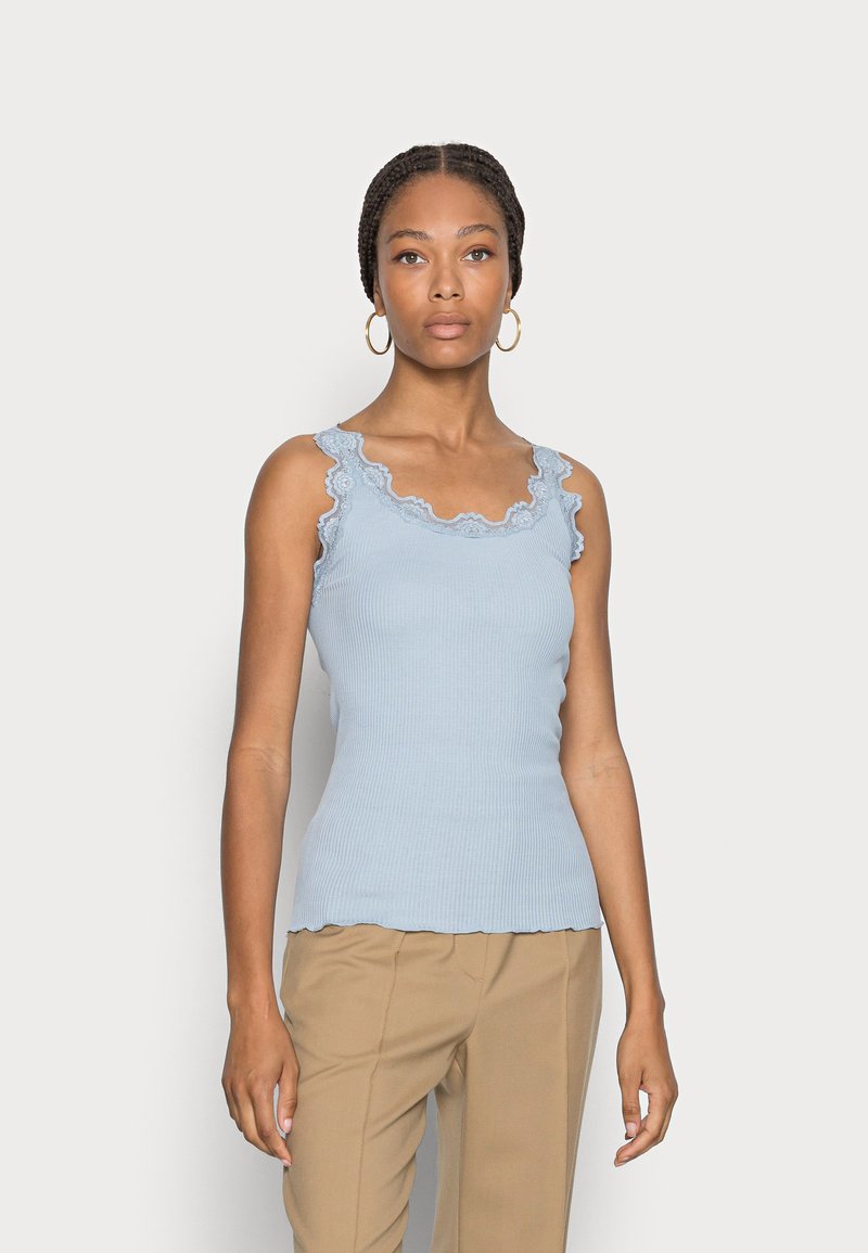 Rosemunde BABETTE U NECK - Top - powder blue