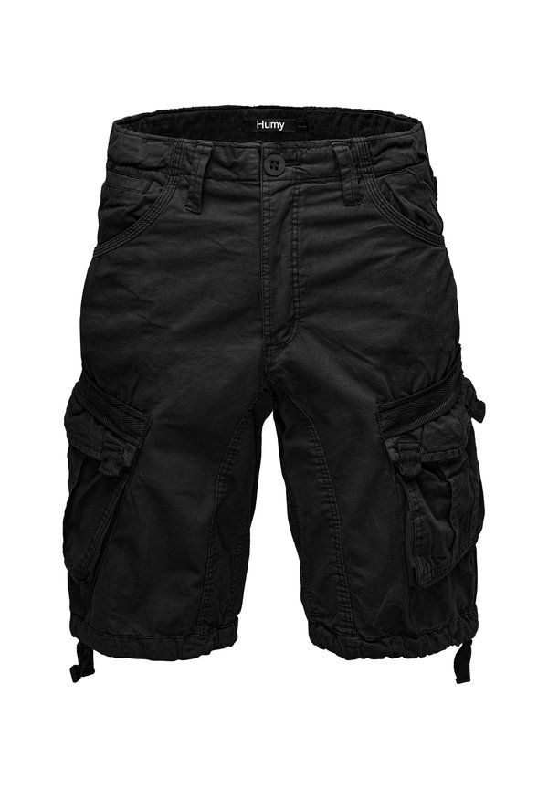 BERMUDA MIT TASCHEN DESIGN - Shorts - schwarz