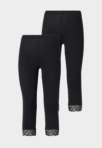 2 PACK - Legging (type pantalon) - black