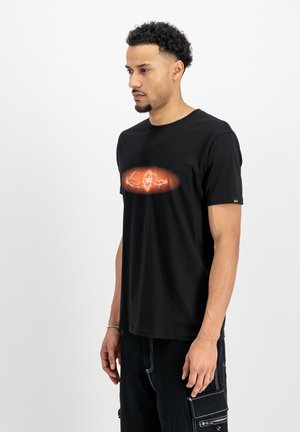 LIGHTNING - T-Shirt print - black orange