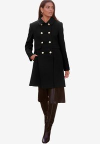 REGULAR FIT - Klasični plašč - black