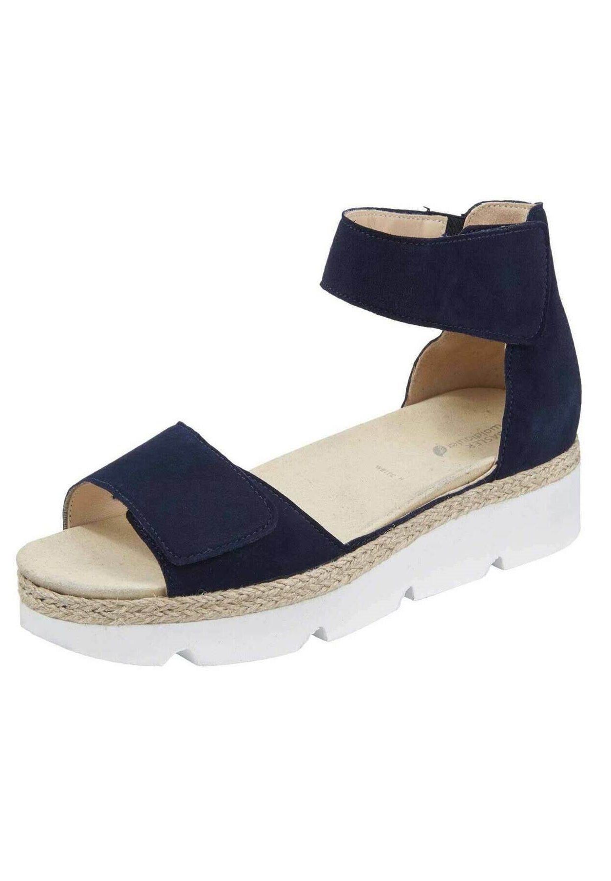 BASLER BY WALDLÄUFER Sandalen met plateauzool - marine/zwart - Zalando.nl