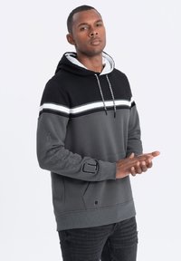 Ombre SSNZ FW - Mikina s kapucí - grey