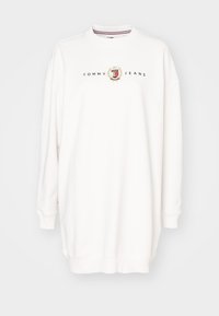 CREST LINEAR CREW DRESS - Vestido informal - ancient white