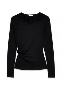 SOFT LINE TWISTED - T-shirt à manches longues - black