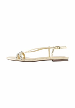 REGULAR FIT - FOREVER COMFORT JEWEL DETAIL STRAPPY - Sandali - mottled yellow