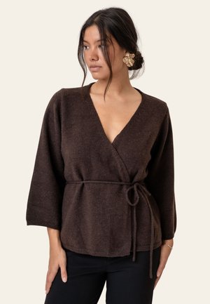 BY IC, ANNE - Neuletakki - dark brown