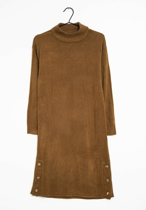 Gebreide jurk - brown
