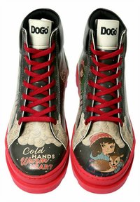 Dogo Schnürstiefelette - schwarz