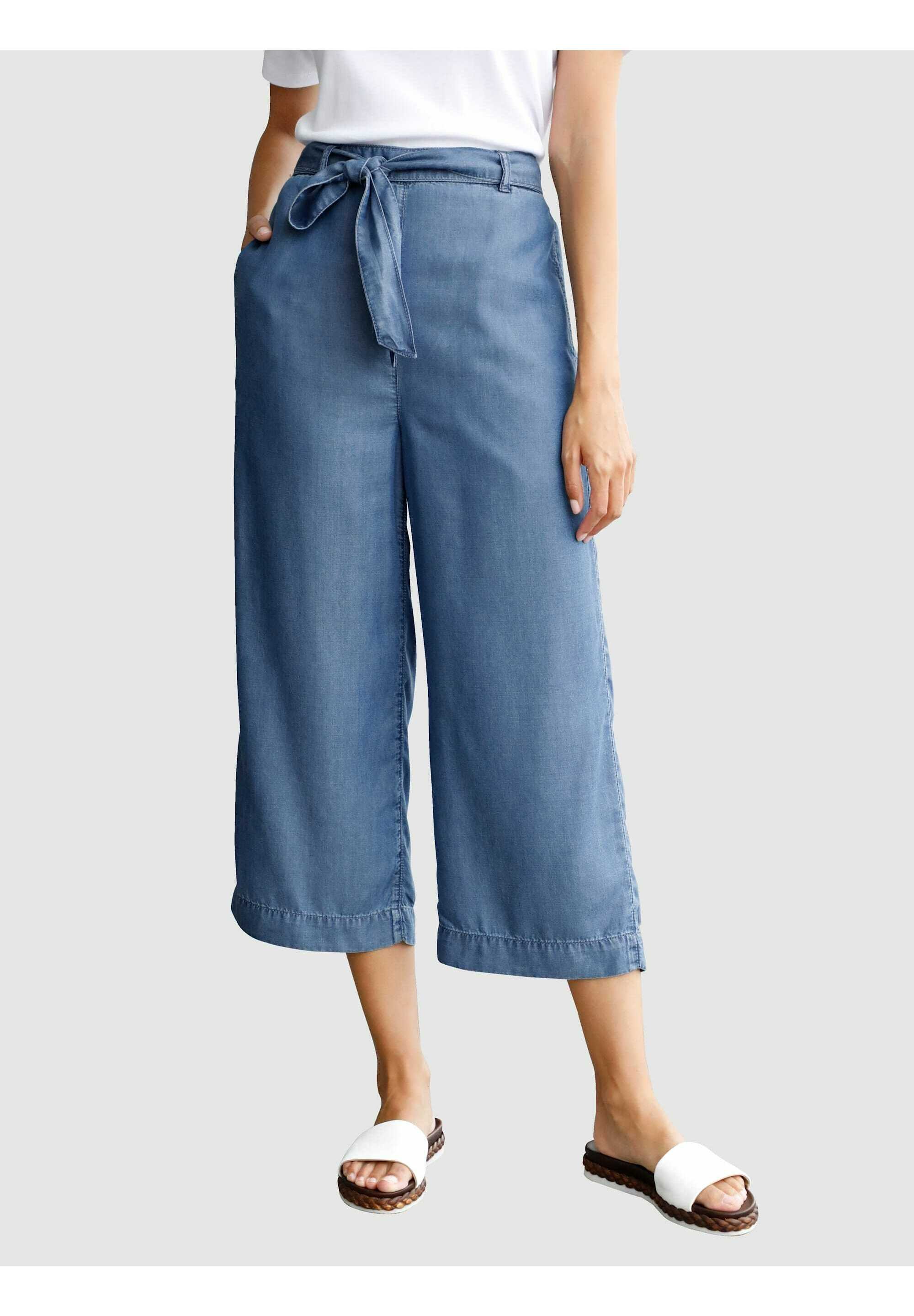 Laura Kent CULOTTE - Flared Jeans - blue bleached/blue - Zalando.de