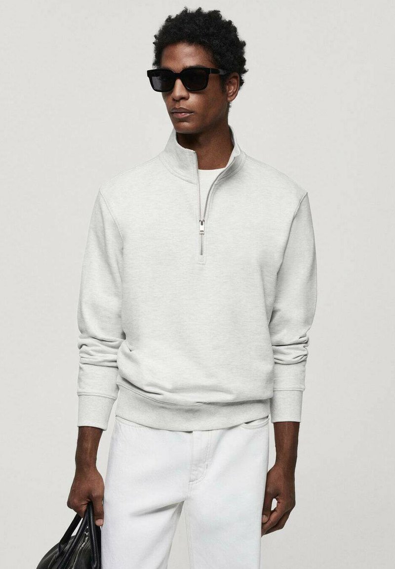 Mango WINNE - Mikina - mottled light grey