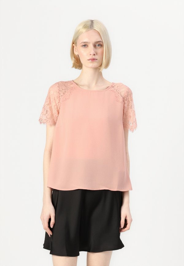 VIBERG O NECK - Blouse - misty rose