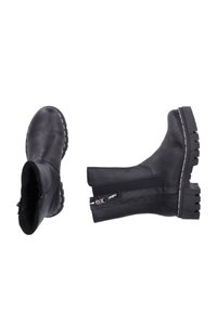 Rieker CHELSEA - Platform ankle boots - noir