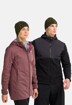 Jack Wolfskin, PAW BEANIE UNISEX - Beanie - obsidian moss