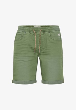 BHJOGG REGULAR FIT - Kratke hlače od trapera - dill