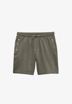 Autograph, ZIP POCKET STRIPE - Trainingsbroek - dark olive