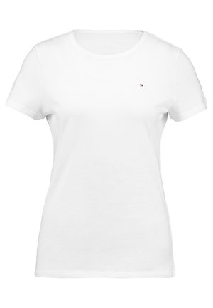 Tommy Hilfiger HERITAGE CREW NECK TEE - T-shirts - classic white