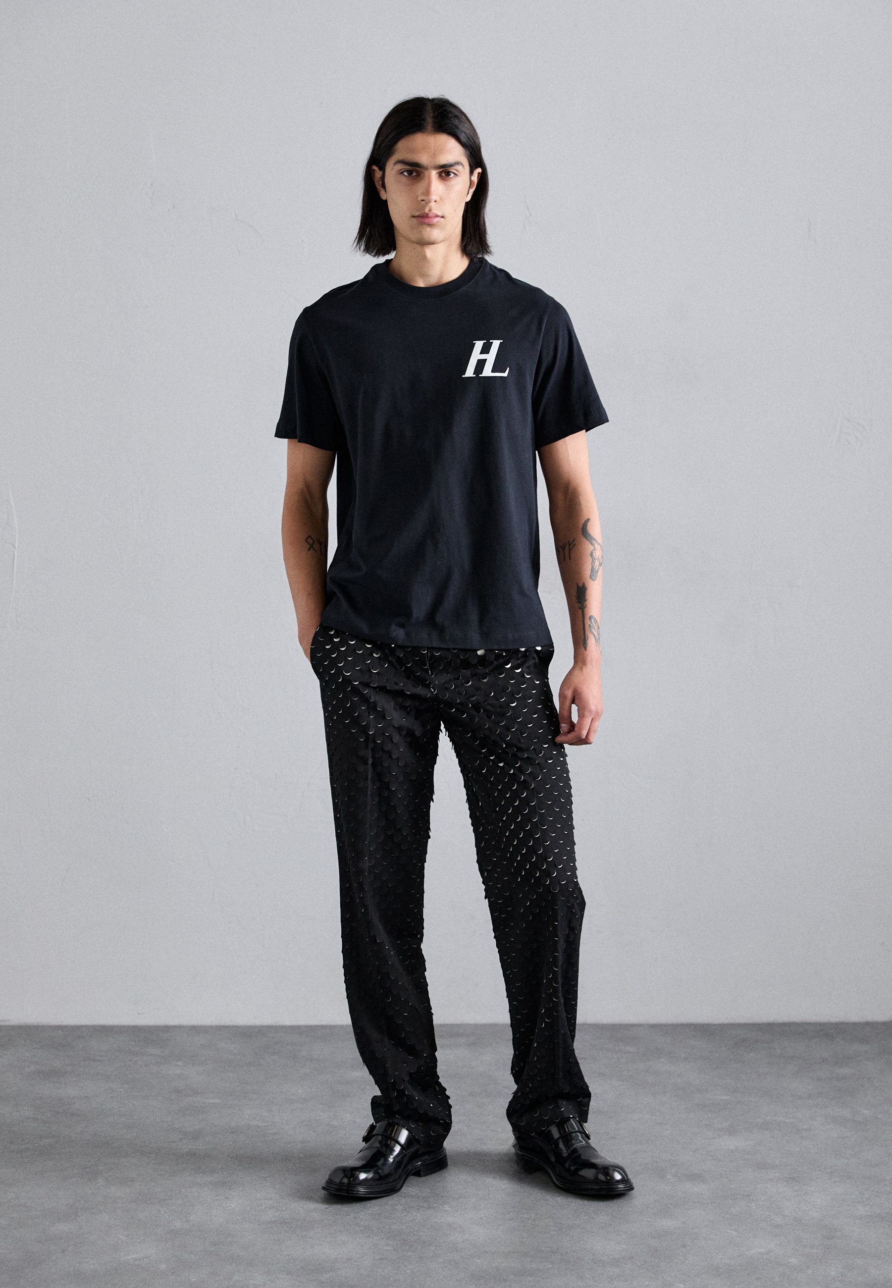 Helmut Lang CAPSULE TEE - Print T-shirt - black - Zalando.co.uk