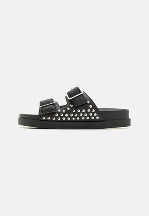 Pantolette flach - black