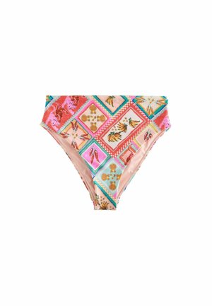 REGULAR FIT - HIGH WAISTED  - Nadrág - pink orange tile