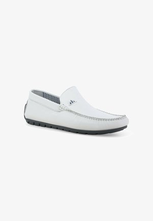 Melluso, MELLUSO MOCASSINI UOMO SPORTIVI SLIP ON - Mocassini - bianco