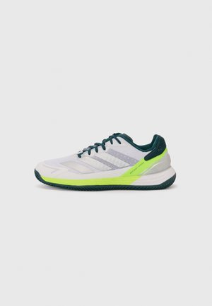 DEFIANT SPEED - Clay court tennis shoes - white/aurora ivy/ white